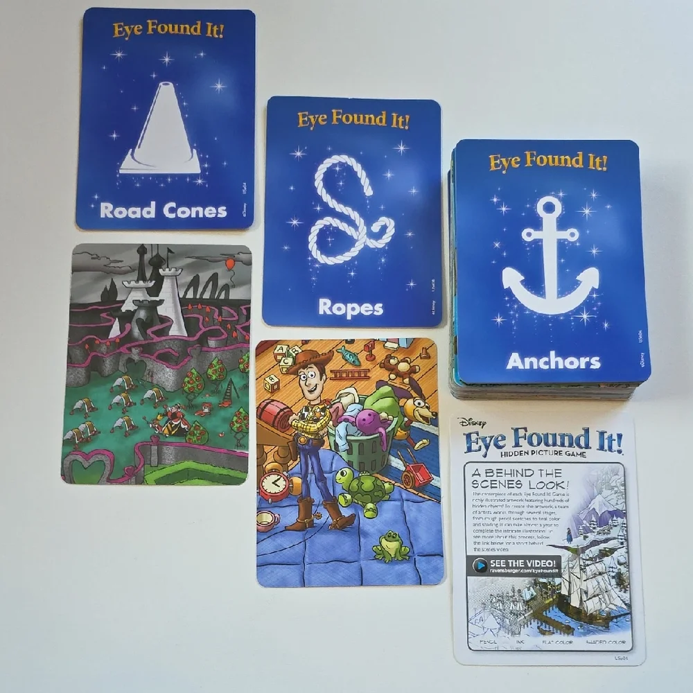 Disney Eye Found It! Hidden Picture Card Game